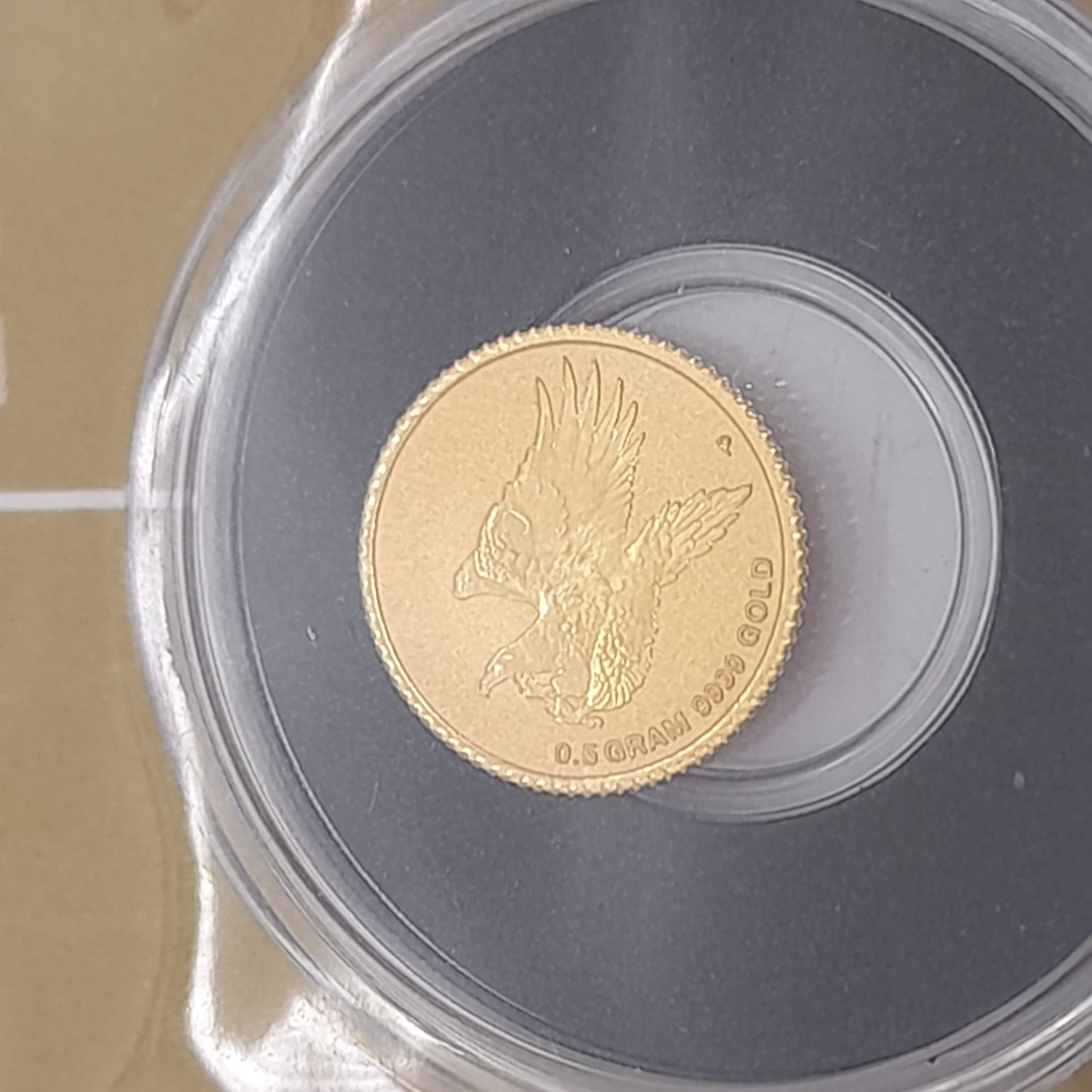 2015 Australian Wedge-Tailed Eagle 0.5g Gold Coin (WL 1408093)