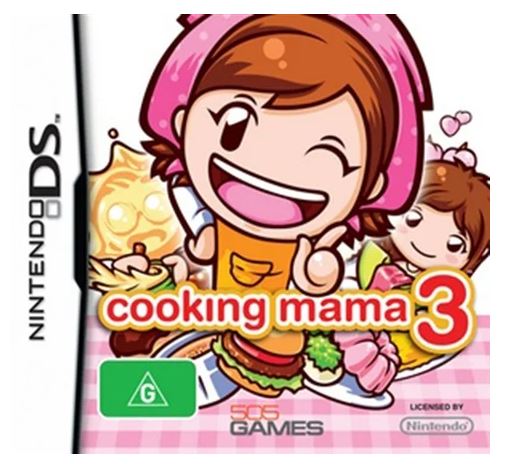 Nintendo DS Cooking Mama 3, Very Good Condition, With Case + Manual