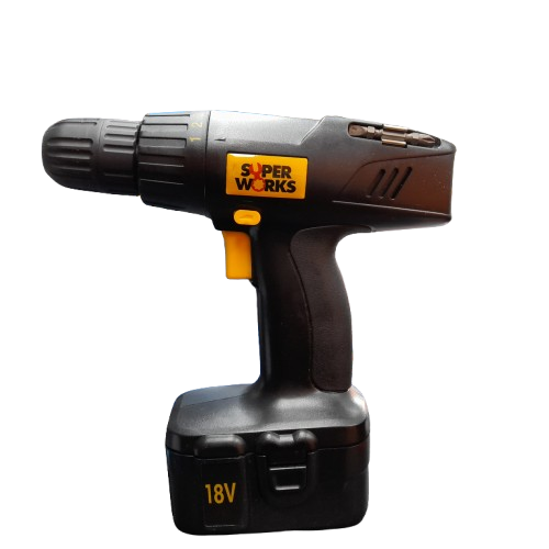 Superworks Cordless Drill CD18PK Set **Second hand** (1395641 MR)