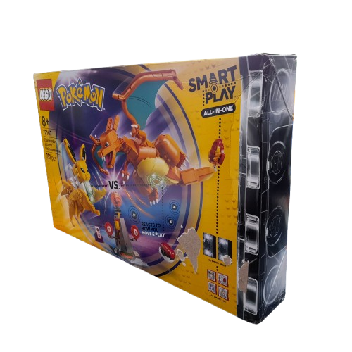 LEGO 72167 Pokémon SMART Play Charizard vs Jolteon Ultimate Battle *Box Damaged* (LN)