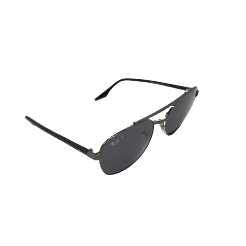 Ray-Ban RB3688 Men’s Double-bridge Round Polarized Sunglasses *Screw In Arm Needs Replacing* (WR 1366790)