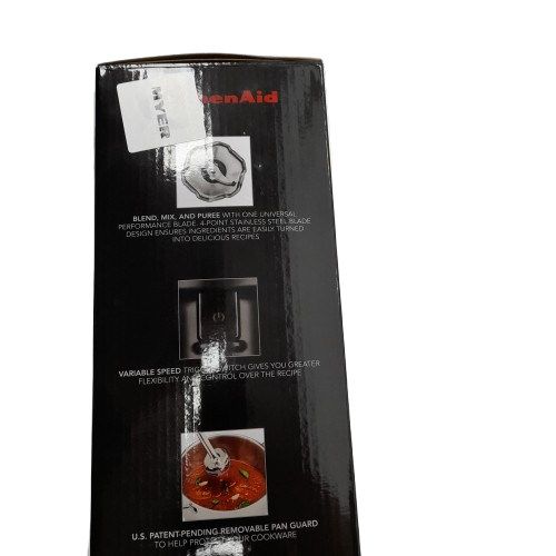 KitchenAid Variable Speed Hand Blender black (LN)