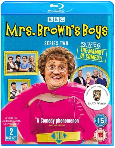 Mrs Browns Boys Season 2 Blu Ray Very Good Condition (CP)