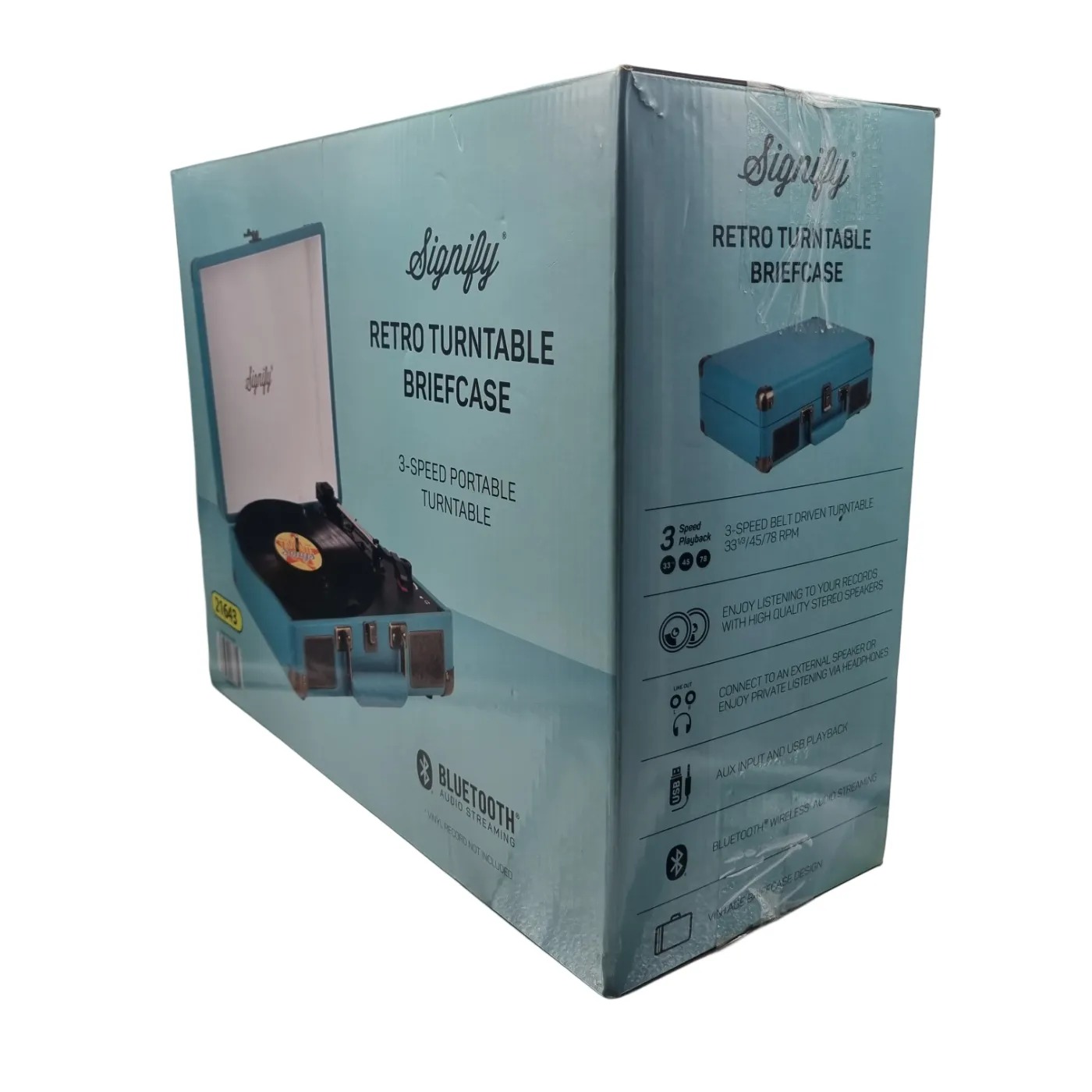 Signify Turntable 21643 Blue Retro (WR 1420824)
