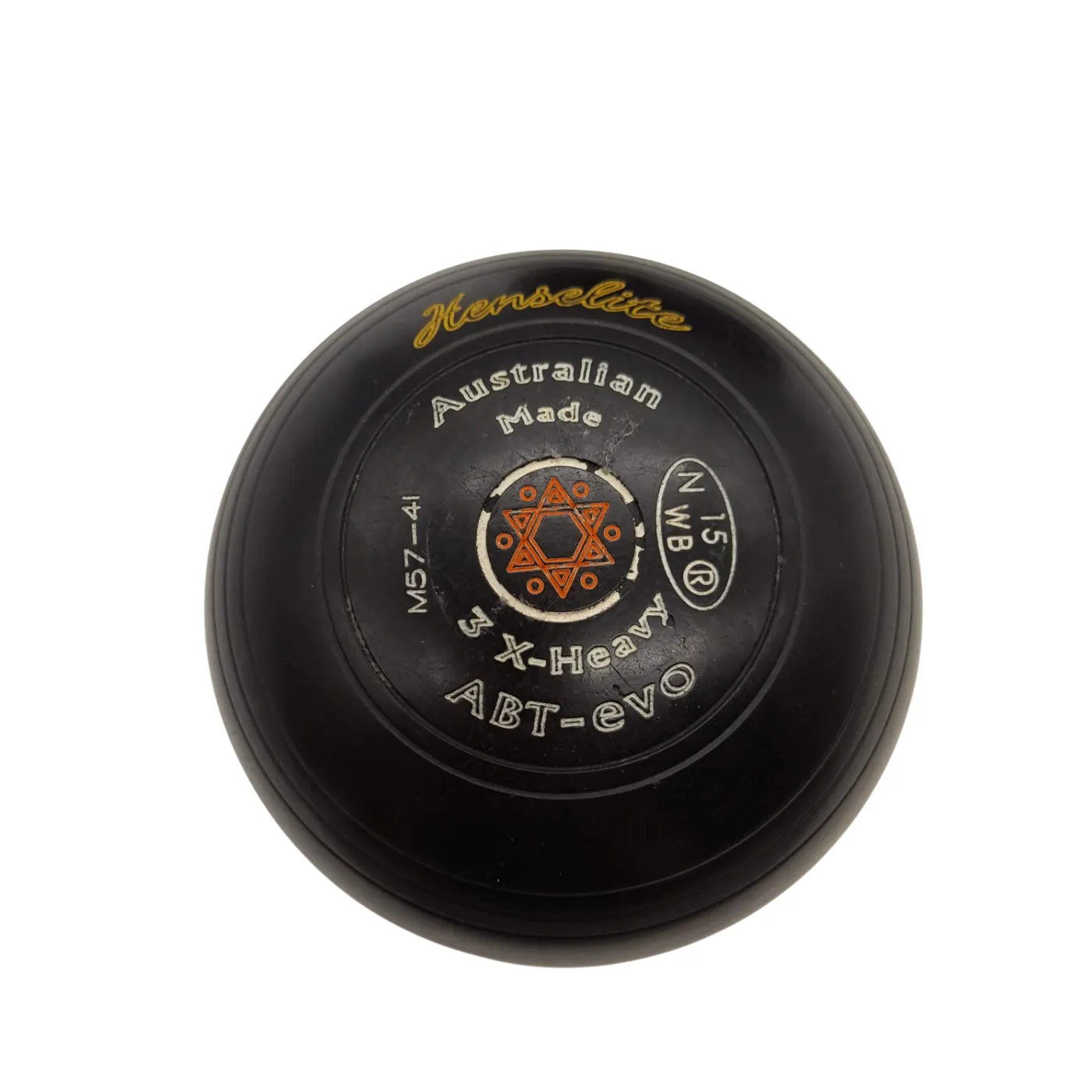 Henselite Lawn Bowls X4 ABT-EVO – Black – Set of 4 (WR1378264)