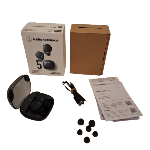 Audio-Technica ATH-CKS50TW2 Wireless Earbuds Black (JN)