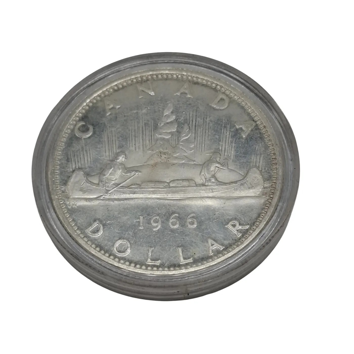 1966 Canada Dollar Coin 80% Silver (WR 1417361)