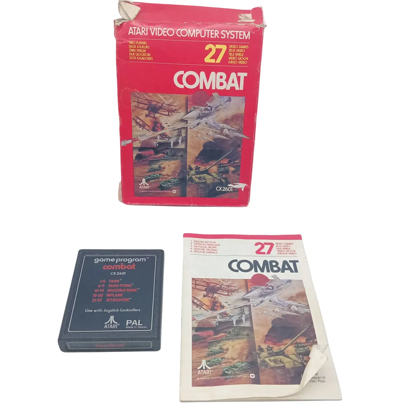Atari 2600 Game in Box: Combat (WR 1396212)