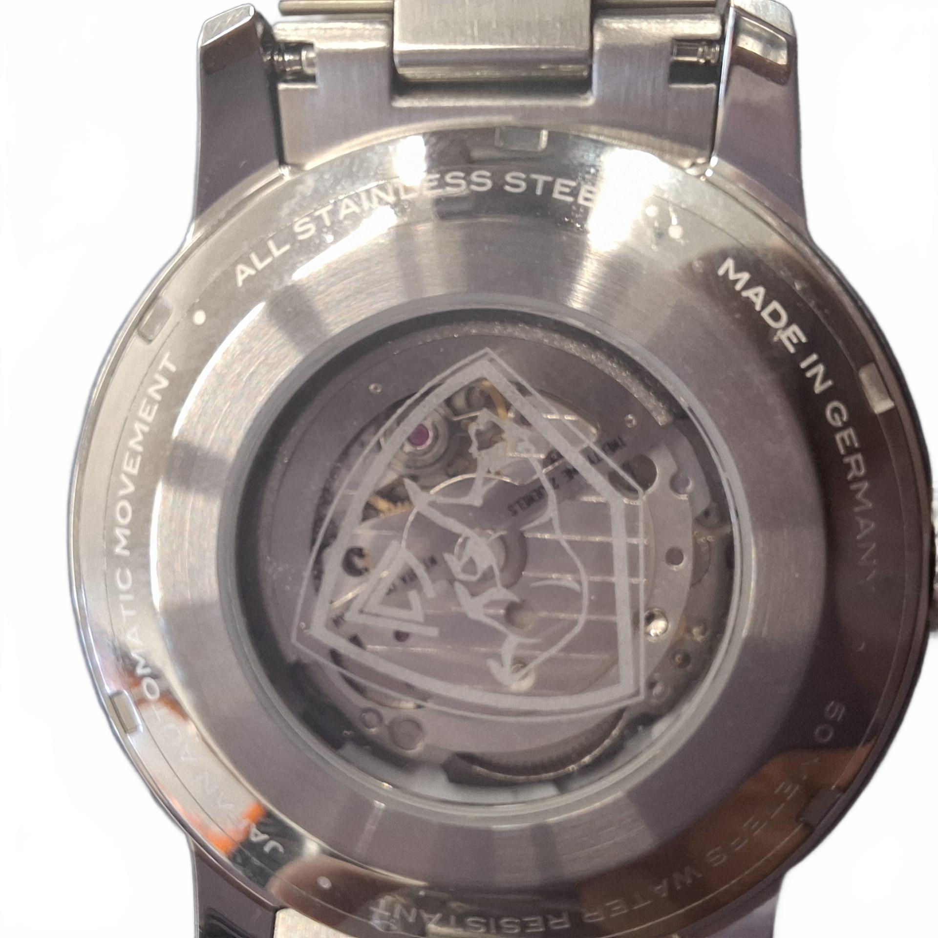 Vangard Automatic Silver Stainless Steel Band Chronograph Watch (JN)