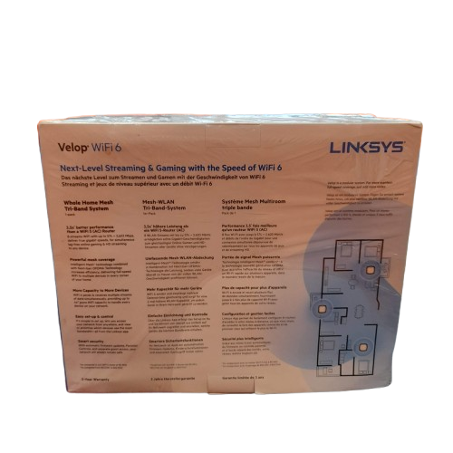 Linksys Velop MX4200 Tri-Band Whole Home Mesh WiFi 6 System