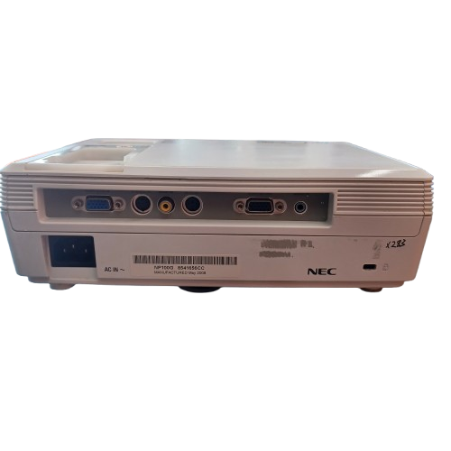 NEC NP100G Projector, White, SVGA, Good Condition With VGA & Power Cable, NO REMOTE