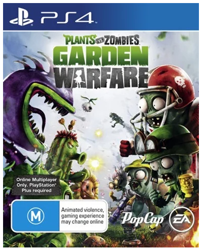 Plants Vs Zombies Garden Warfare PS4 Game Excellent USED Condition With Case No Manual (GE 1429611)