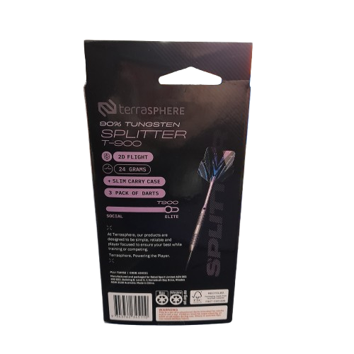 Terrasphere Splitter T-900 90% Tungsten Darts (LN)