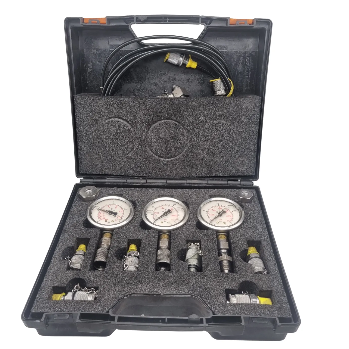 STAUFF 20 Series Analogue Pressure Tester 3-Gauge Kit With Case & Attachments (WR 1402634)