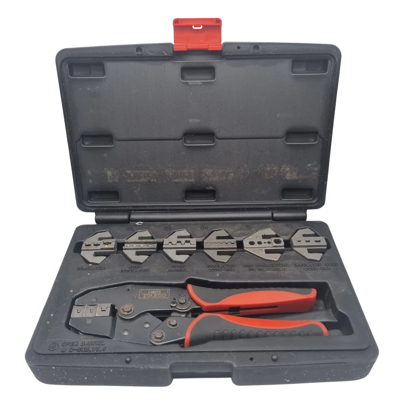 TOLEDO Tool Kit 302018 – Black Crimping Plier Kit
