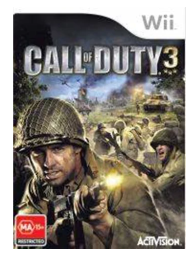 Call of Duty 3 Wii Game Good Condition with Manual