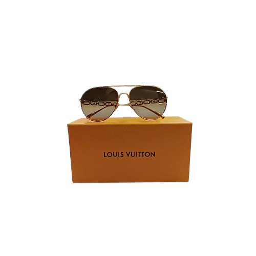 Louis Vuitton Sunglasses Z1539E Gold (NA)