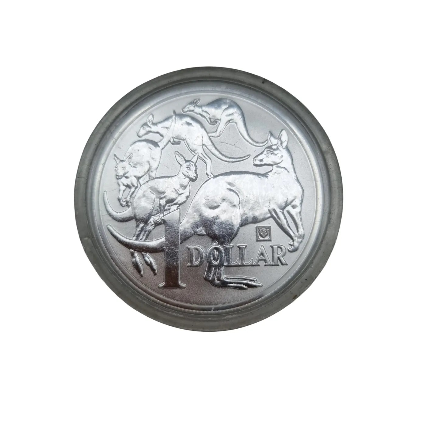 2019 Australian Silver 1 Dollar Kangaroo Coin in Case (WR 1407126)