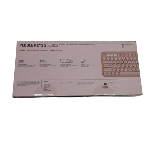 Logitech Pebble Keys 2 K380S Wireless Keyboard Pink K380S (LN)