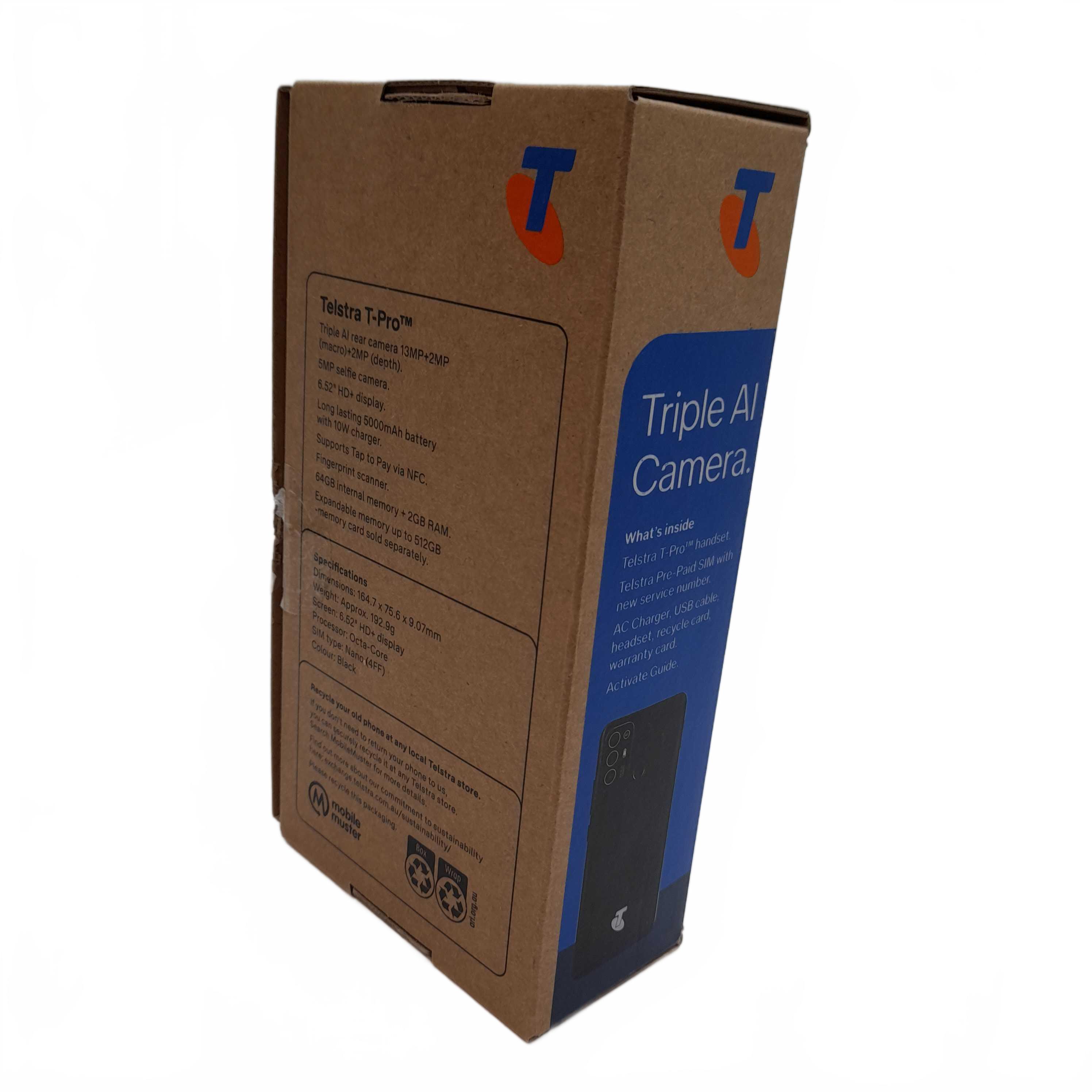 Telstra Blade A52/T-Pro 64GB As New In Box + Charger (WL 1425193)