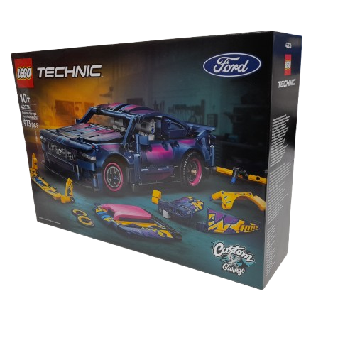 LEGO 42236 Technic Custom Garage Ford Mustang GT Car *Box Damaged* (LN)