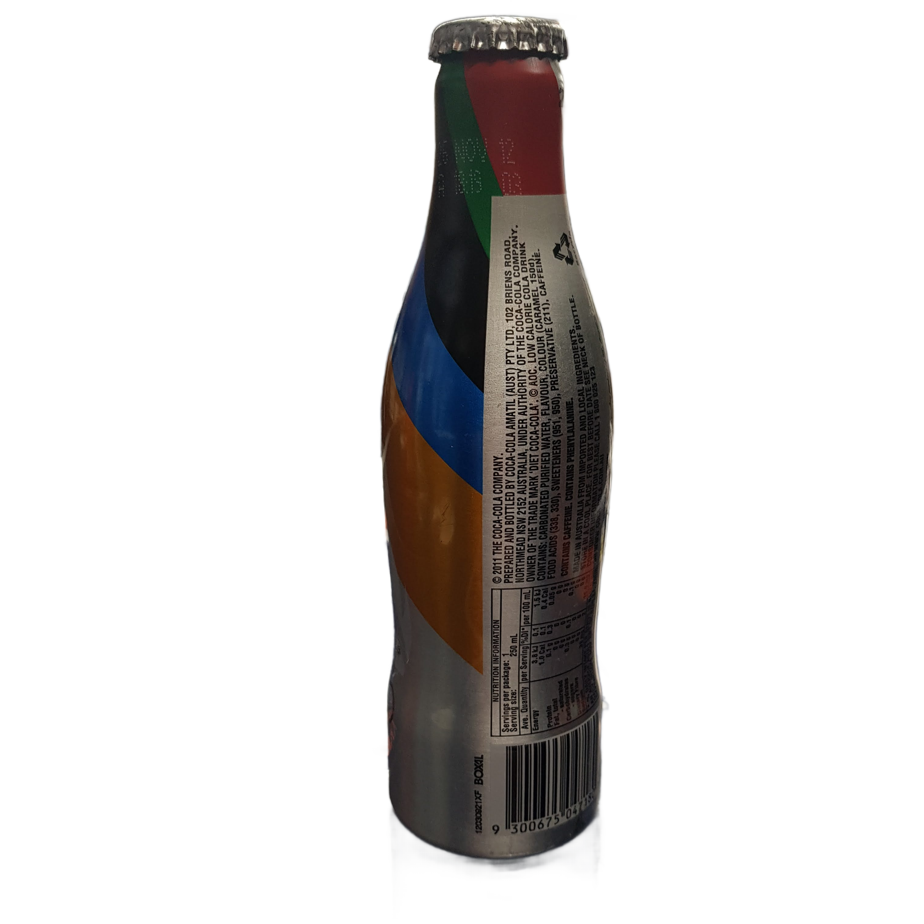 Coca-Cola Diet Silver Bottle 2012 London Olympics (MR)
