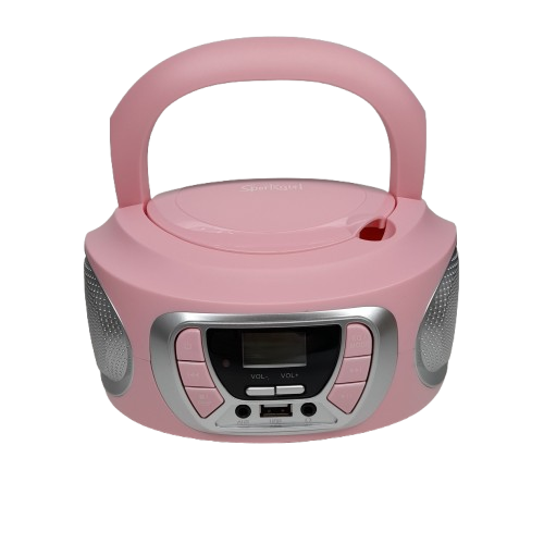 Sportsgirl 084999 Retro CD Player Pink in Box (LN)
