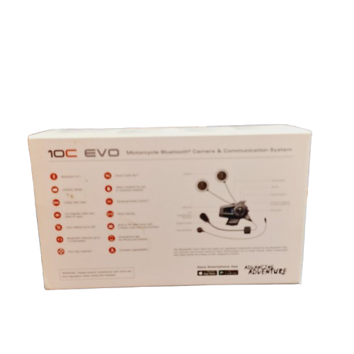 Sena 10C Evo Motorcycle Bluetooth Camera & Communications System