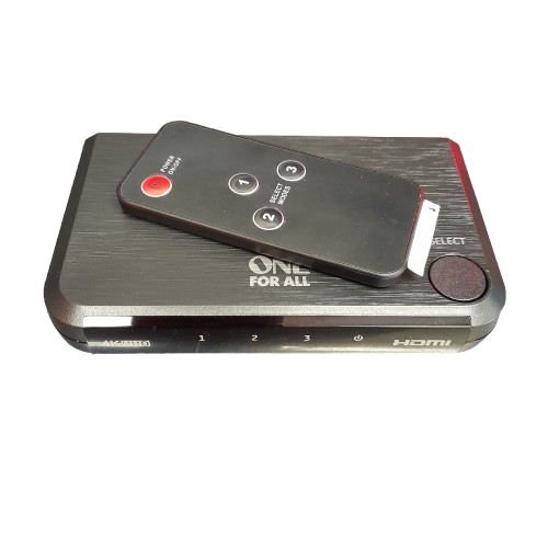 One For All HDMI 3-Way Smart switch With remote (MR)
