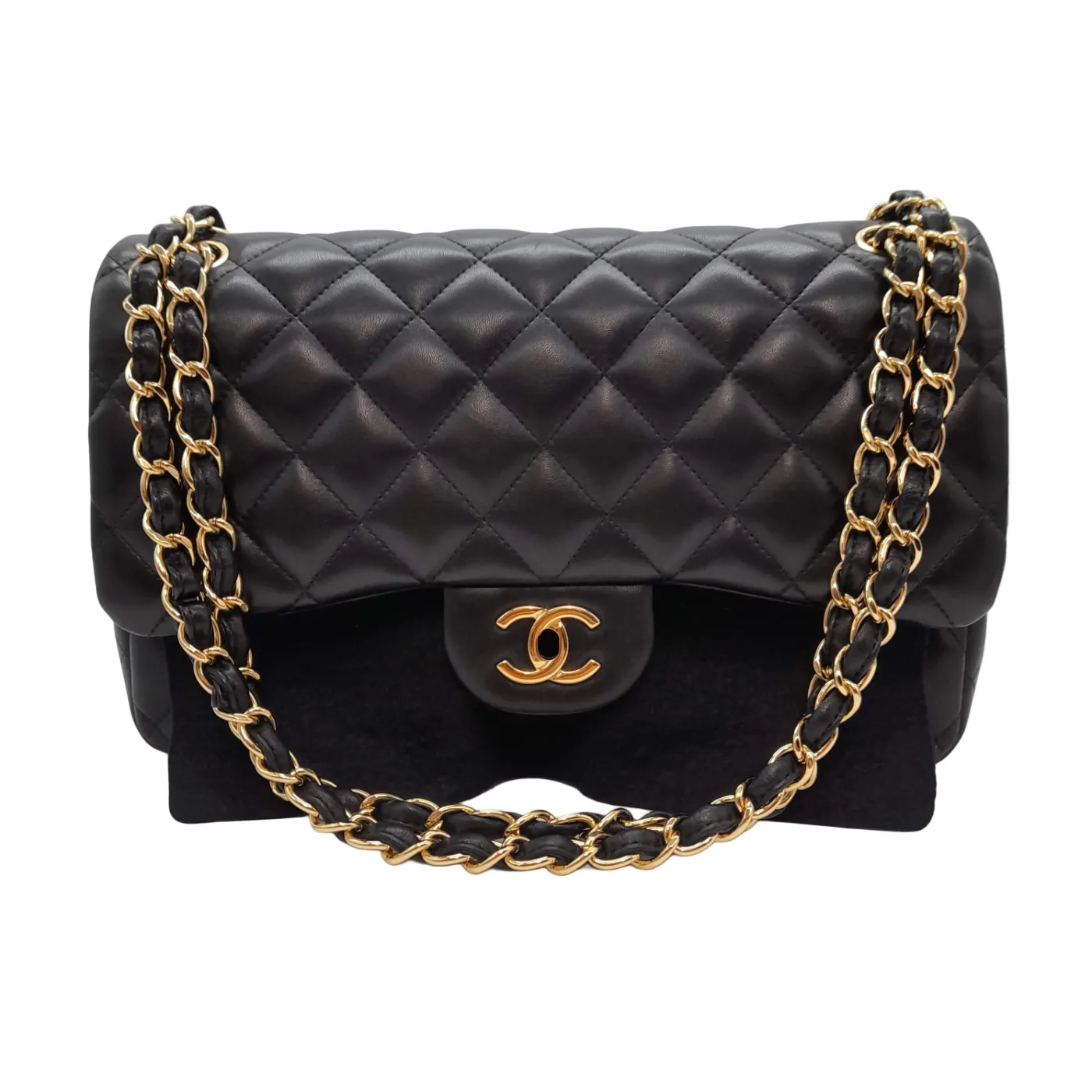Chanel Handbag Quilted Lambskin Double Flap Maxi Size – WL 1354977