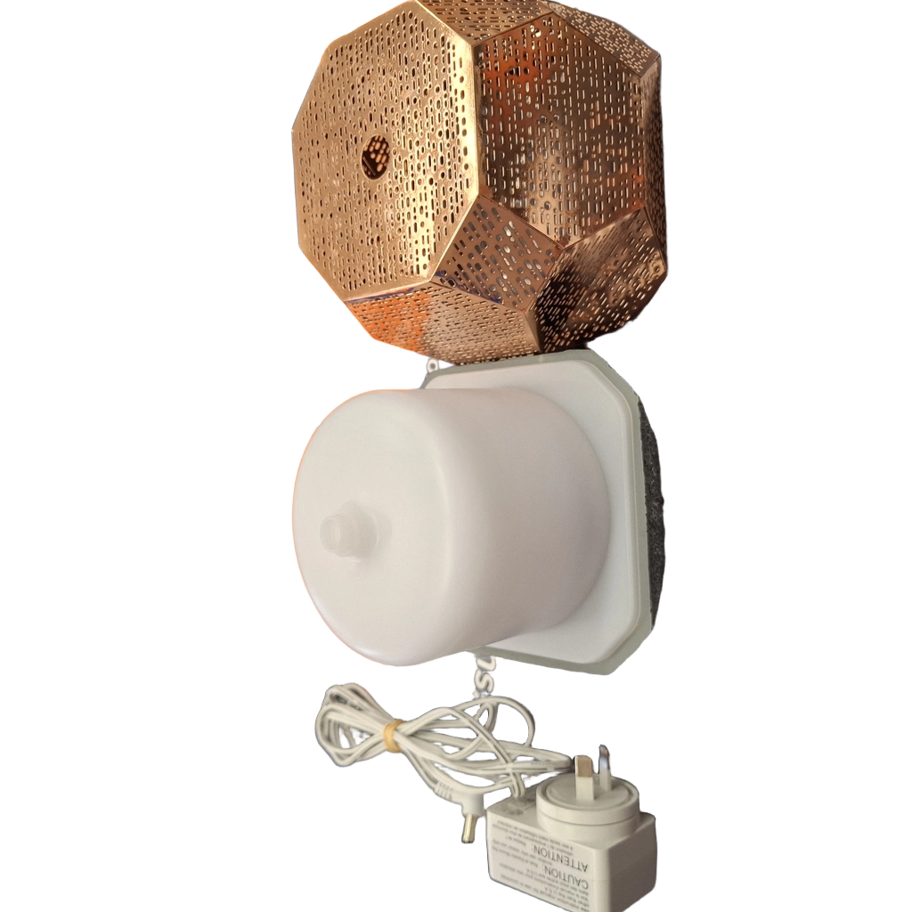 Homedics Ease Ultrasonic Aroma Diffuser Rose Gold (1435435) (JN)