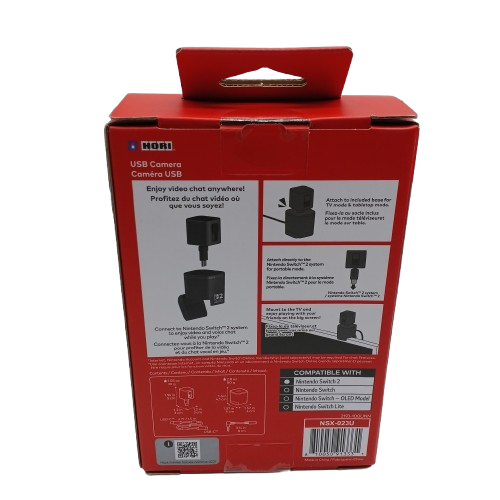 Hori Nintendo Switch 2 USB Camera, Like New Factory Sealed (CP)