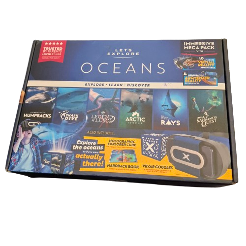 Let’s Explore: Oceans VR Game with Holographic Cube (JN)