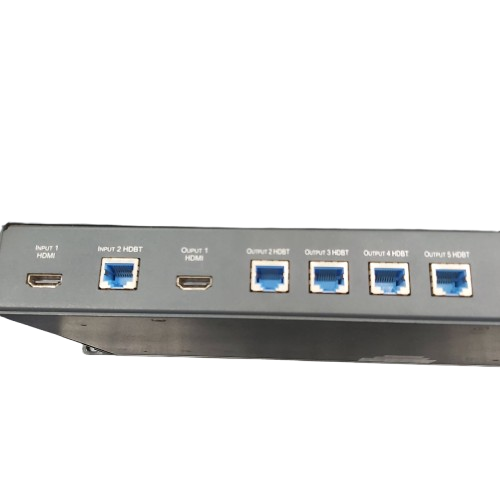 Kramer AV VM-214DT 4K60 HDMI and HDBaseT 2×1:4 Distribution Amplifier with Power Cord