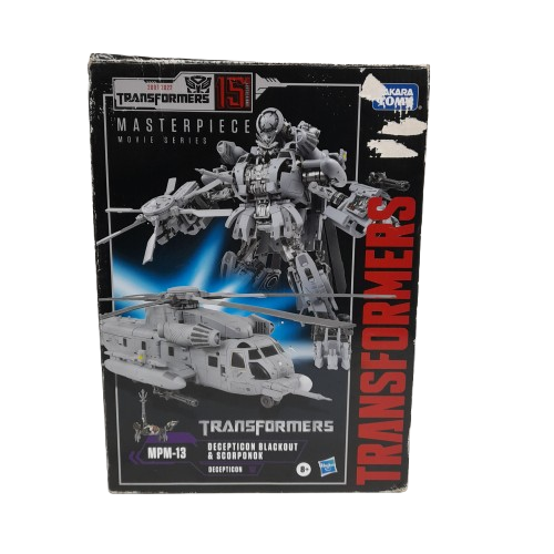 TAKARA TOMY MPM-13 Transformers Masterpiece Movie Series Decepticon Blackoutand  Scorponock Model