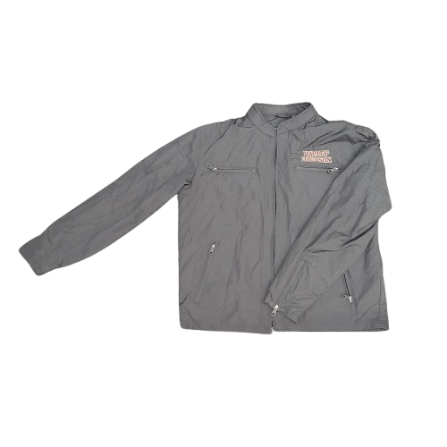 Harley Davidson Iconic Burning Skull Zip-up Jacket XL (MR)