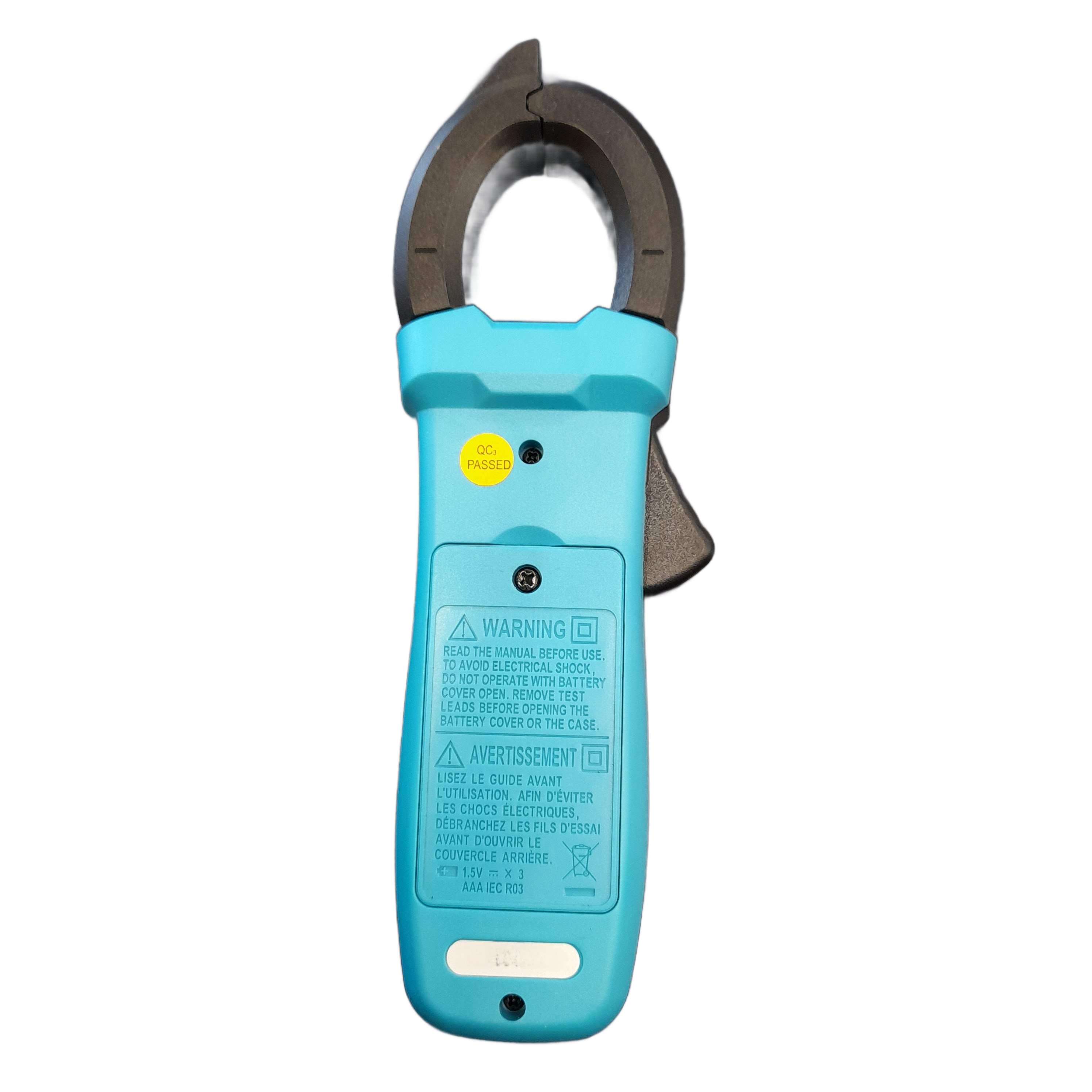 DETA Clamp Meter DET570, Blue, Excellent USED Condition, With Test Leads + K-Type Thermocouple (GE 1406126)