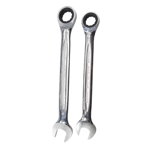 Kinchrome Spanners CR-V K3127 (27mm) & CR-V K31245 (24mm) Pair