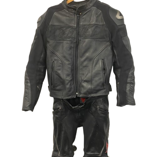 Dainese 2 Piece Leather Riding Suit Model 1533627 Size 52