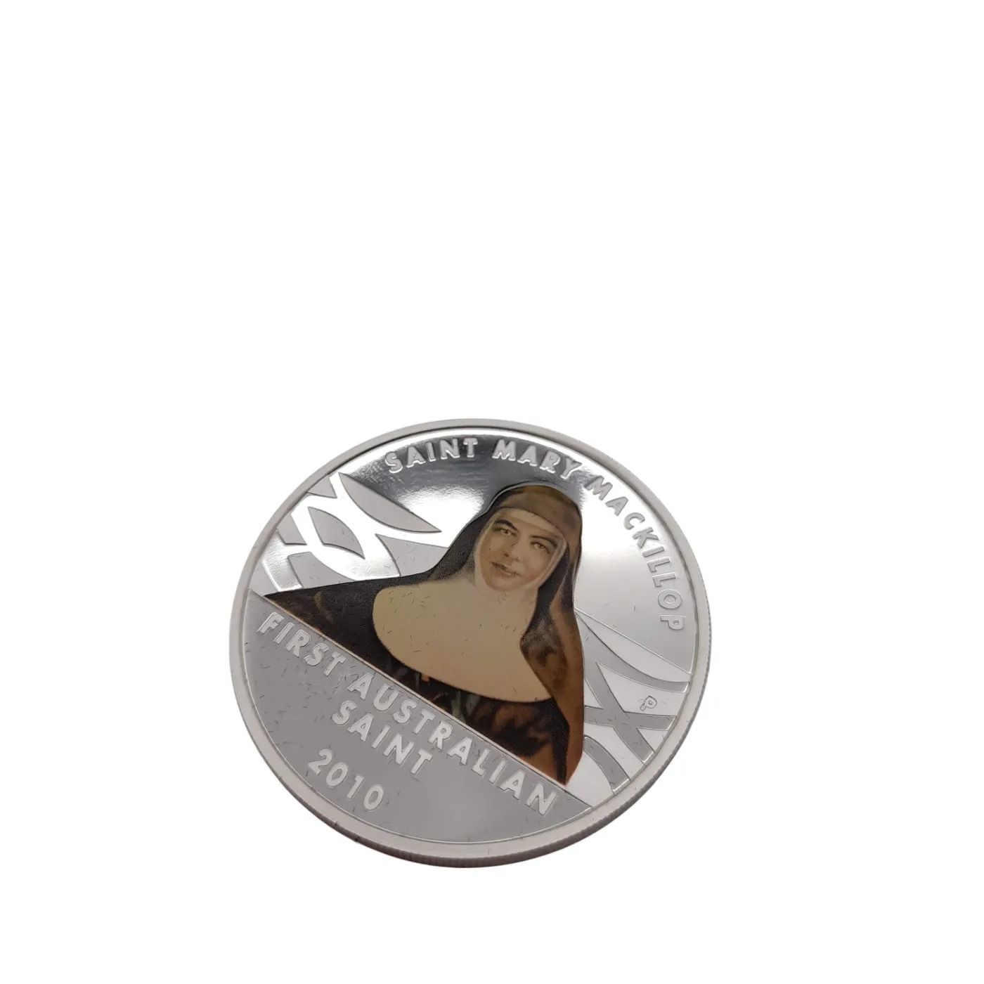 Saint Mary MacKillop 1oz Silver Proof Coin 2010 with Case and Hard Cover (WL1413412)
