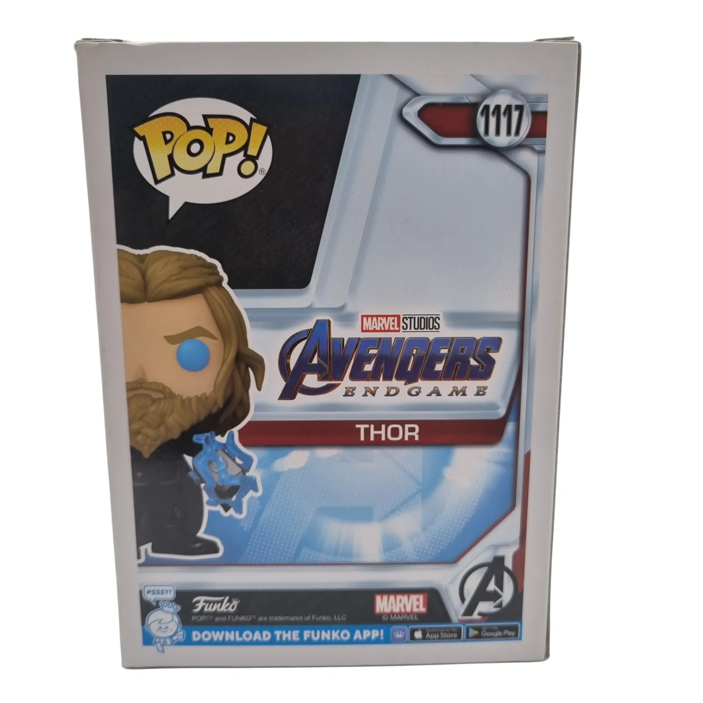 Funko POP! Marvel Avengers Endgame #1117 Thor With Thunder & Stormbreaker – Limited Glow Chase Edition