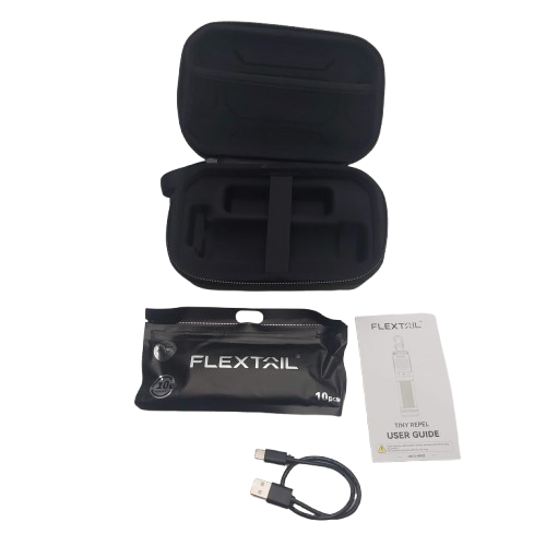Flextail Repellent Tiny Repel OR13-NR02, Green, Rechargeable, With Hard Case, Charger + Repellent (NA 1354712)