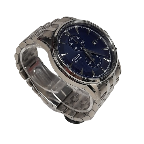 Citizen Eco-Drive B642-S115876 Men’s Silver Solar Watch with Box and Extra Links (MR)