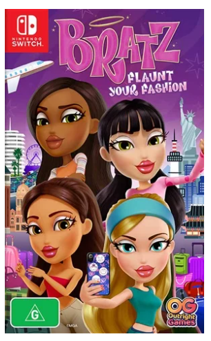 Nintendo Switch Game Bratz Flaunt Your Fashion, Very Good Condition, With Case