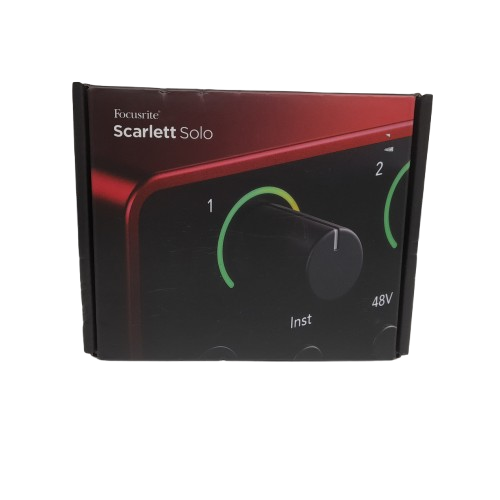 Focusrite MOSC0032 Scarlett Solo 4th Gen USB Audio Interface Like New