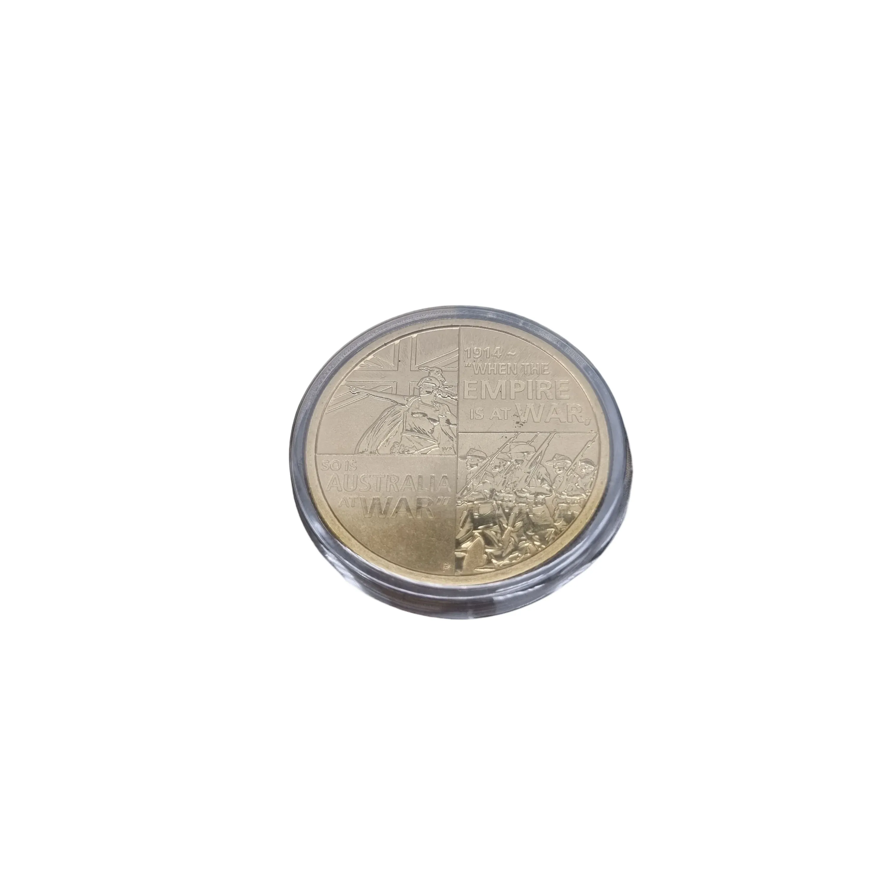 Australia Post: 2014 ANZAC Declaration Centenary of WW1 $1 Coin & Stamp Cover