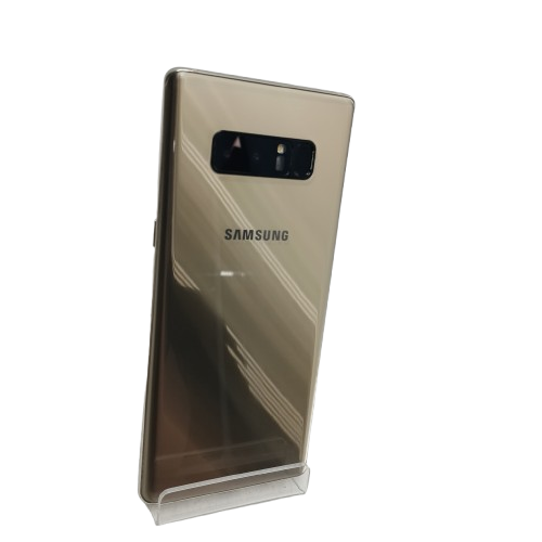 **SOLD AS-IS** Samsung Galaxy Note8 SM-N950F 4G/LTE Android Mobile 64GB Storage, Gold, Start Of Screen Burn, Crack In Bottom LHS **SOLD AS-IS** (NA)