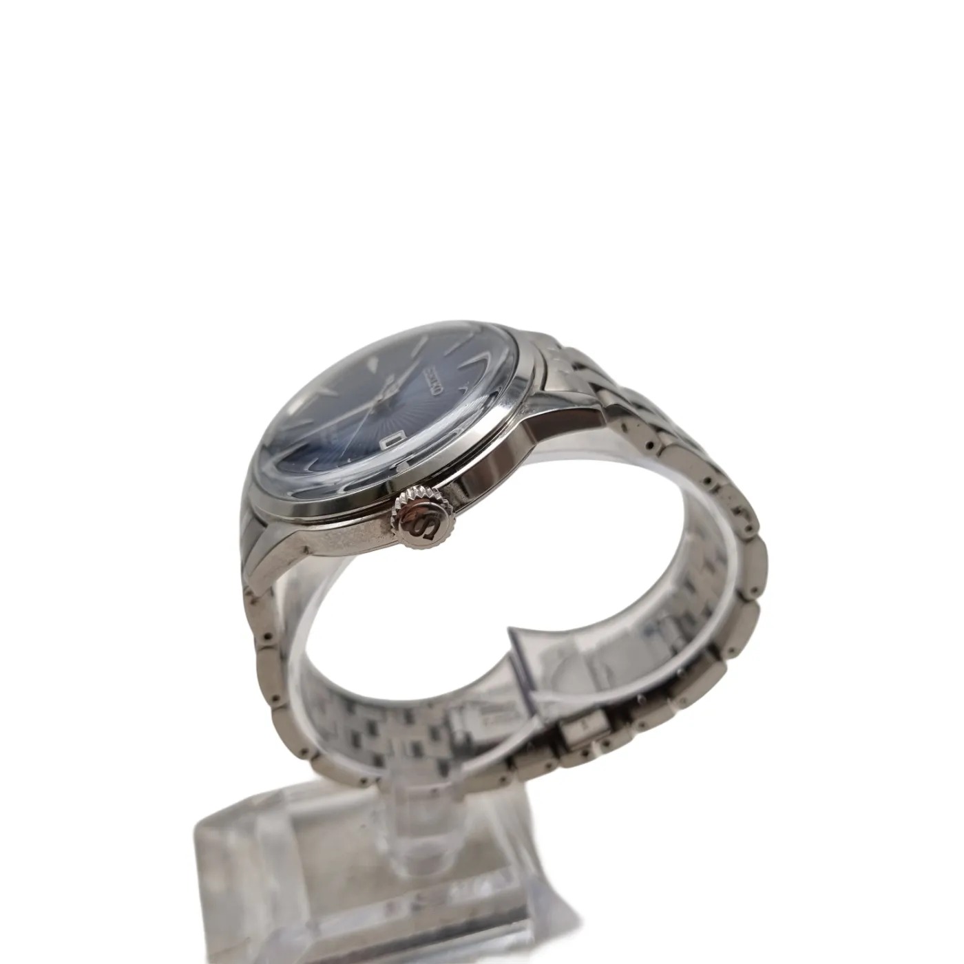 Seiko Presage Cocktail Time SRPB41J1 Men’s Automatic Watch with Blue Dial With Box and Spare Links (WR1405250)