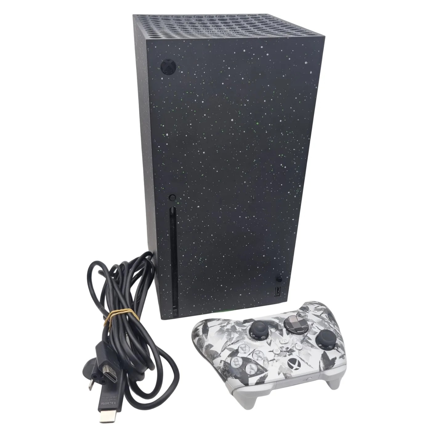 Microsoft Xbox Series X 2TB Galaxy Black Special Edition Model 1882 + Controller + Cords (WR 1416238)
