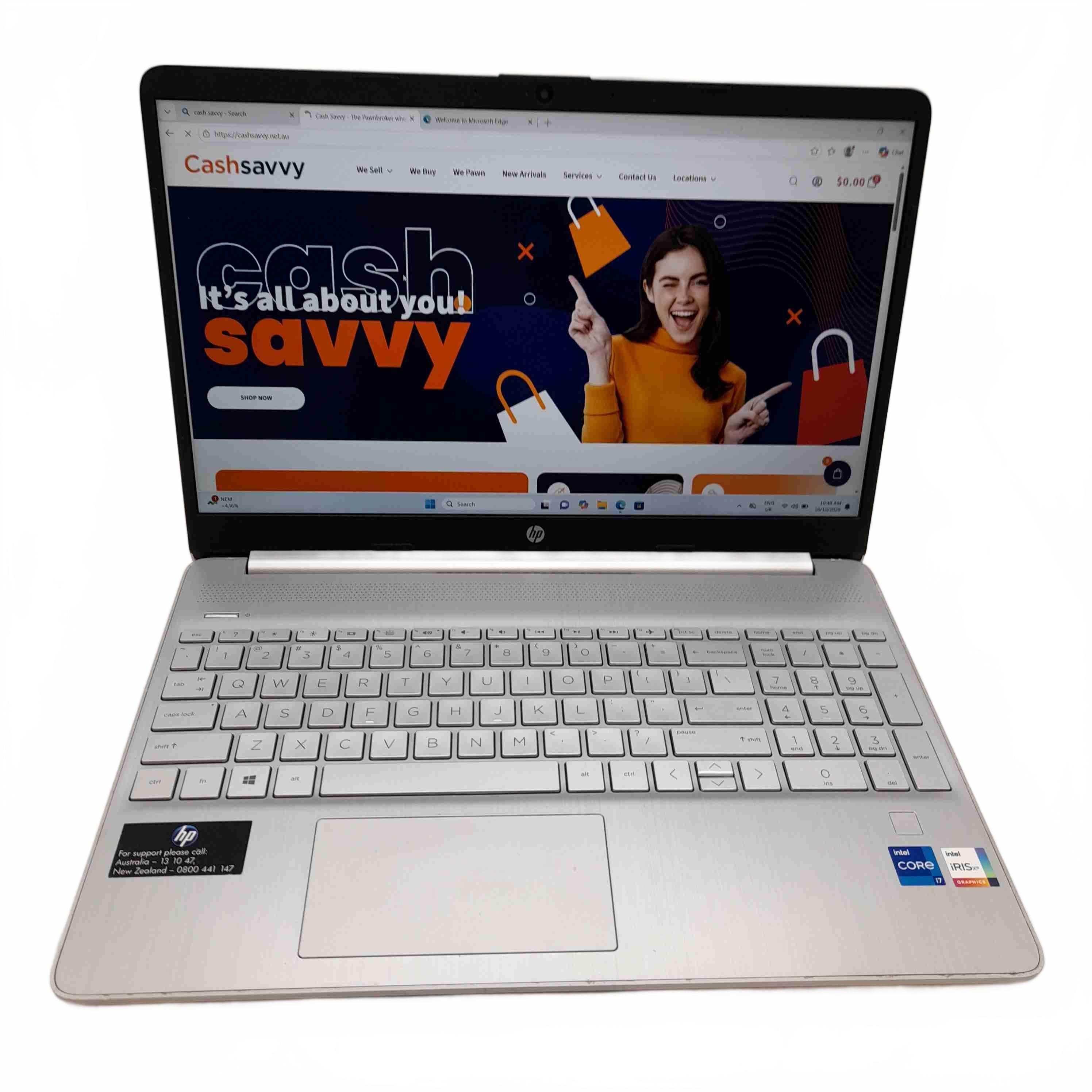 Hp Laptop 15-SFQ204ITU + Charger – Intel Core I7, 8GB Ram, 256GB SSD (WL 1434545)
